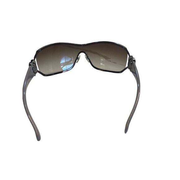 RARE CHANEL SUNGLASSES CAMELLIA SWAROVSKI CRYSTALS Platinum Gray VINTAGE Flower - Picture 5 of 13